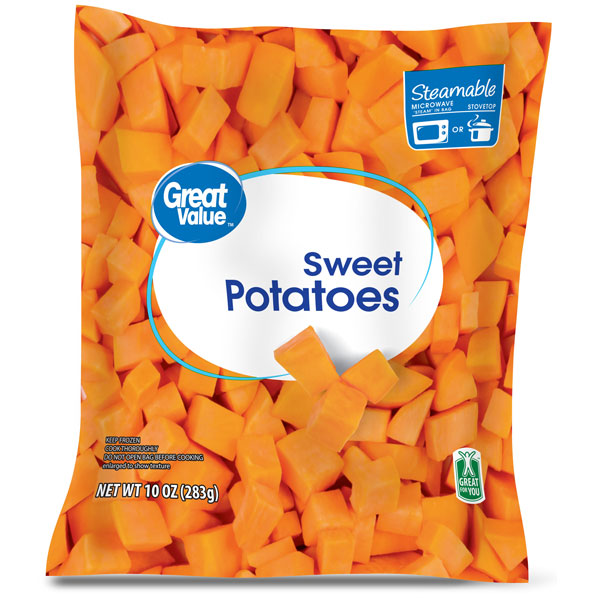 Great Value Steamable Sweet Potatoes, 10 oz