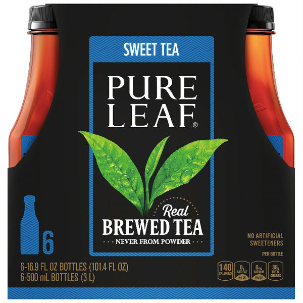 Pure Leaf Sweet Real Brewed Tea, 16.9 fl oz, 6 Ct - Water Butlers