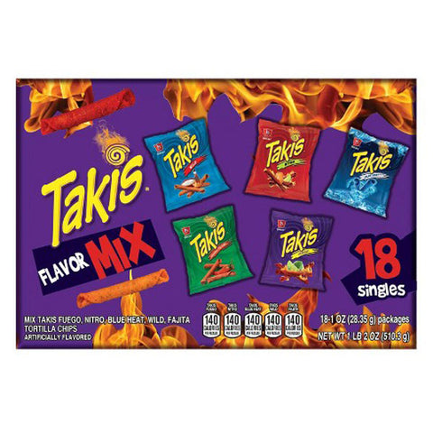 Takis Variety Pack, 1 oz, 18 Count