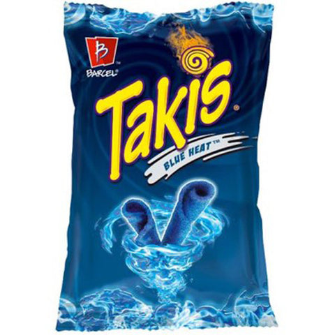 Takis Blue Heat, Chili Lime Flavored Tortilla Chips, 9.9 oz.