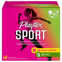 Playtex Sport Tampons Multipack, 48 Count
