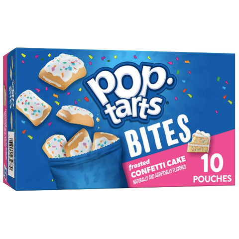 Pop Tarts Baked Pastry Bites, Frosted Confetti Cake, 10 Ct