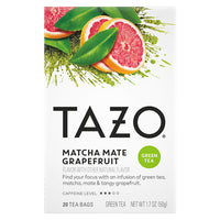 Tazo Tea Bags Matcha Mate Grapefruit 20 Count