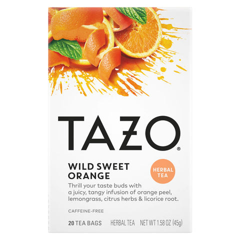 Tazo Tea Bags Wild Sweet Orange, 20 Count