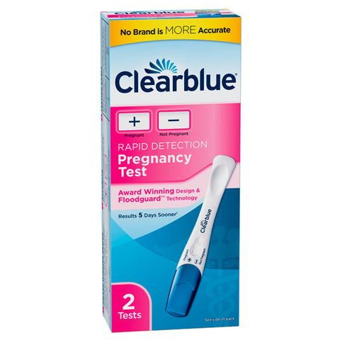 Clearblue Rapid Detection Pregnancy Test, 2 Count