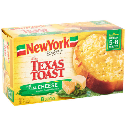 New York Bakery The Original Texas Toast With Real Cheese, 8 Count