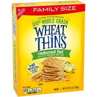 Wheat Thins Reduced Fat Whole Grain Wheat Crackers, Family Size, 12.5 oz