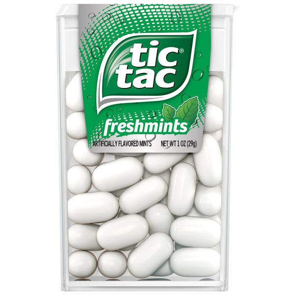 Tic Tac Fresh Breath Mints, Freshmint Singles, 1 oz