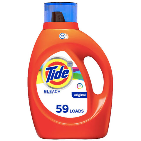 Tide Bleach, 59 Loads Liquid Laundry Detergent, 92 oz