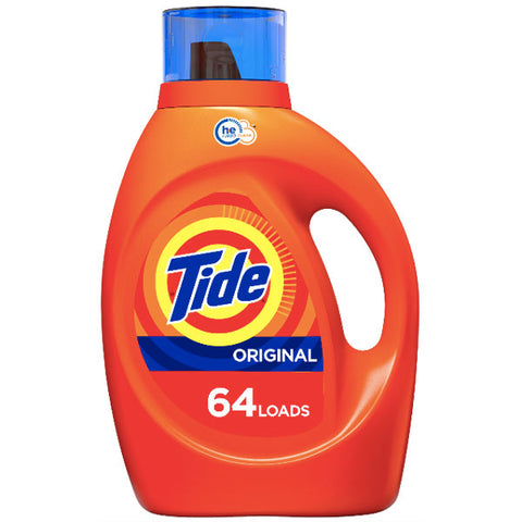 Tide Original, 64 Loads Liquid Laundry Detergent, 84 oz