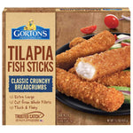 Gorton's Crunchy Breaded Tilapia Fish Sticks, 15.2 oz - Water Butlers