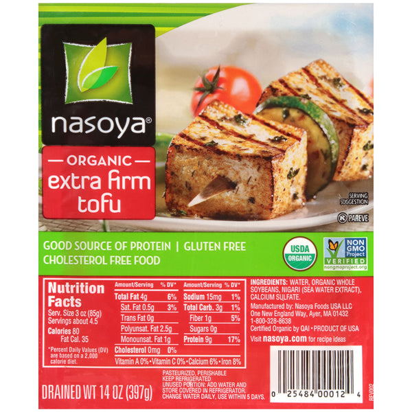 Nasoya Extra Firm Organic Tofu, 14 oz