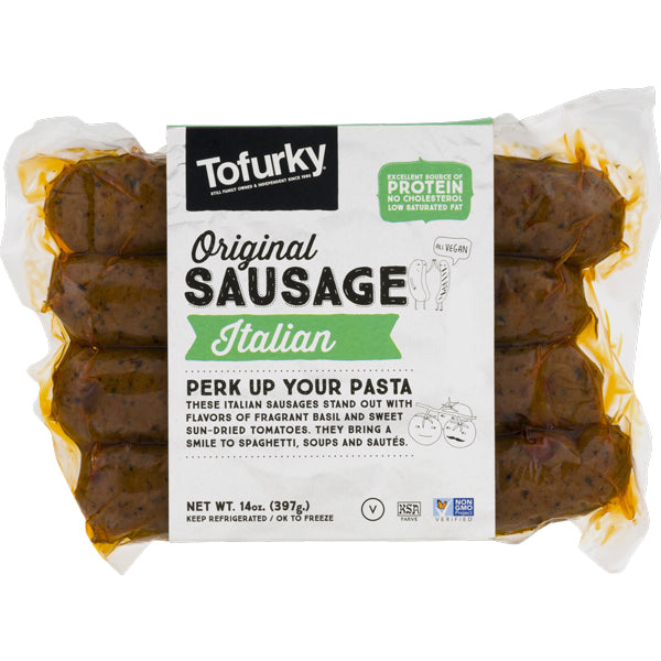 Vegan Italian Sausage, 14 oz, Tofurky