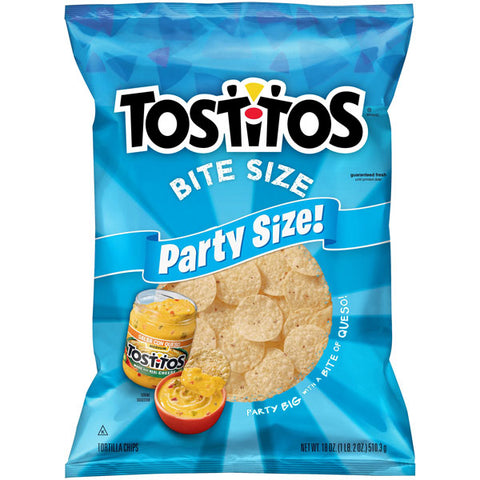 Tostitos Bite Size Tortilla Chips, Party Size, 17 oz