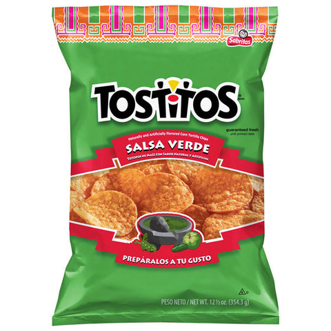 Tostitos Salsa Verde Corn Tortilla Chips, 12.5 oz