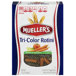 Mueller's Tri-Color Rotini Pasta, 12 oz - Water Butlers