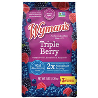 Wyman's Triple Berry Blend: Wild Blueberries, Blackberries and Raspberries, 3 lbs - Water Butlers