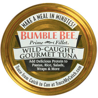 Bumble Bee Prime Fillet Solid White Albacore Tuna in Water, Low Sodium 5oz - Water Butlers