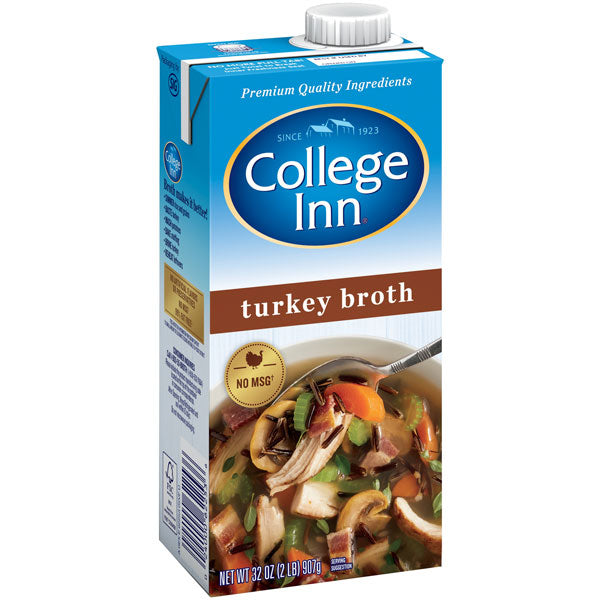 College Inn 100% Natural Turkey Broth, 32 Oz