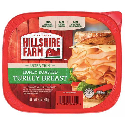 Hillshire Farm® Ultra Thin Honey Roasted Turkey Breast, 9 oz. - Water Butlers