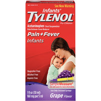 Infants' Tylenol Liquid - Grape, 1 fl. oz - Water Butlers