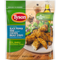 Tyson Black Pepper Herb Seasoned Chicken Breast Strips, 20 oz.