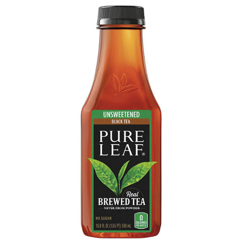 Pure Leaf Unsweetened Black Tea, 16.9 fl oz, 6 Ct - Water Butlers