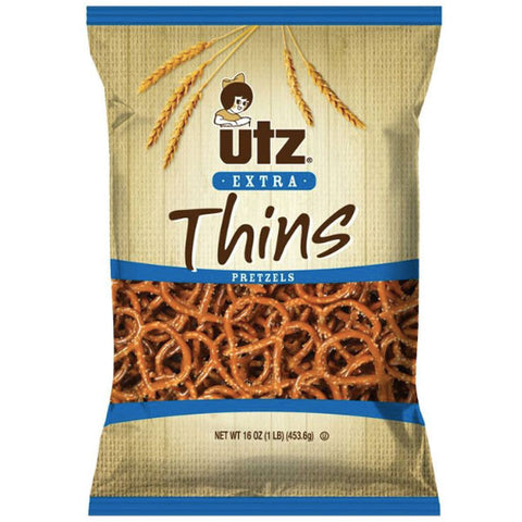 UTZ Thins Pretzels, 16 oz