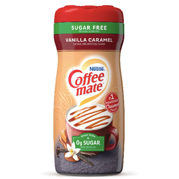 Coffee Mate Sugar Free Vanilla Caramel Coffee Creamer, 10.2 fl oz - Water Butlers