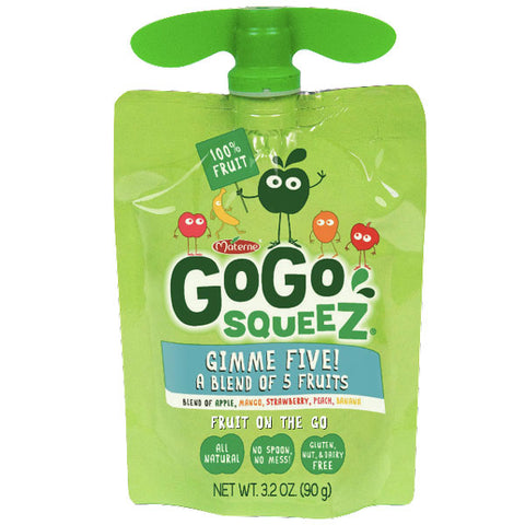 GoGo SqueeZ Applesauce, Fruit On the Go, Variety Pack, 12 Ct - Water Butlers