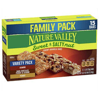 Nature Valley Sweet & Salty Nut Granola Bars Variety Pack 15 Ct - Water Butlers