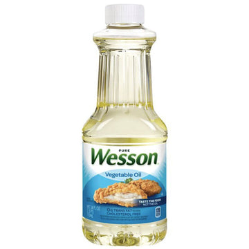 Wesson Pure Vegetable Oil, 24 fl oz
