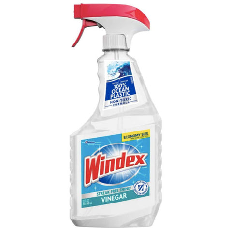 Windex Vinegar Glass and Window Cleaner Spray Bottle, 32 fl oz