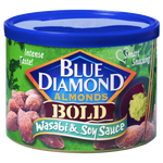 Blue Diamond Almonds, Bold Wasabi & Soy Sauce, 6 oz - Water Butlers