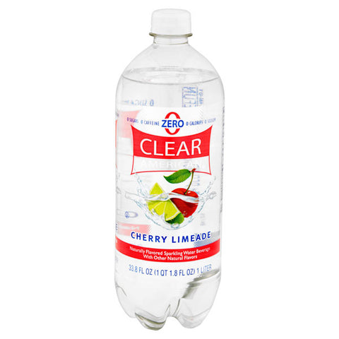 Clear American Cherry Limeade Sparkling Water, 33.8 fl oz