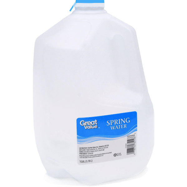 Great Value Spring Water, 1 Gallon - Water Butlers
