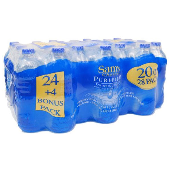 Sam's Choice 20 oz., Purified Water, 28 Ct