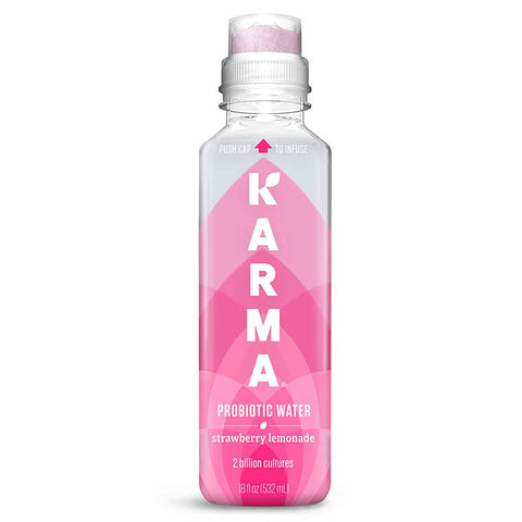 Karma Probiotic Water, Strawberry Lemonade, 18 fl oz.