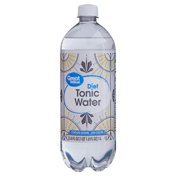 Great Value Diet Tonic Water, 33.8 fl oz