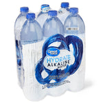 Great Value Hydrate Alkaline Water, 1L, 6 Count
