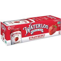 Waterloo Sparkling Water, Strawberry, 12 Ct