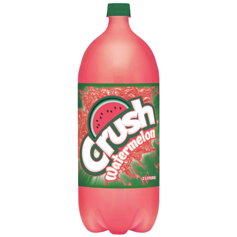 Crush Watermelon Caffeine-Free Soda, 2 L - Water Butlers