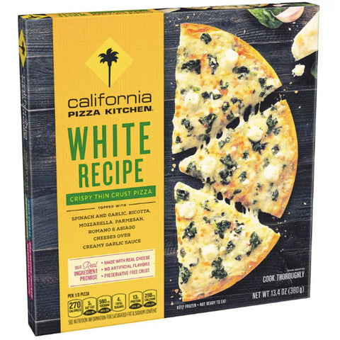 California Pizza Kitchen Crispy Thin Crust White Frozen Pizza, 13.4 oz - Water Butlers