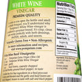 Pompeian Gourmet White Wine Vinegar, 16 fl oz - Water Butlers