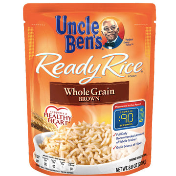 Uncle Ben's Ready Rice, Whole Grain Brown, 8.8oz