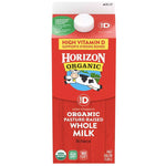 Horizon Organic Vitamin D Whole Organic Milk Half Gallon - Water Butlers