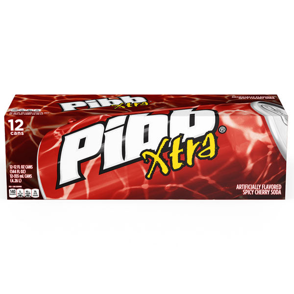 Pibb Xtra Fridge Pack Soda Soft Drinks, 12 fl oz, 12 Pack