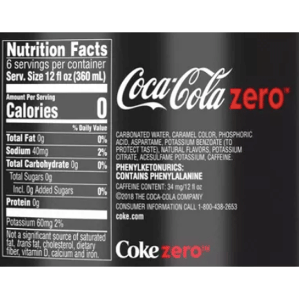 Coca-Cola - Products & Nutrition Facts