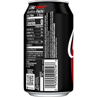 Coca Cola Zero 12 fl oz Coke 0 Soda, 24 Pack
