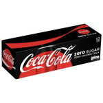 Coca-Cola Zero 12 fl oz Coke 0, 12 Pack - Water Butlers